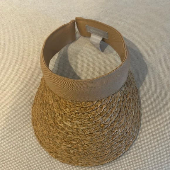 Nordstrom Straw Visor- tan - Picture 2 of 2